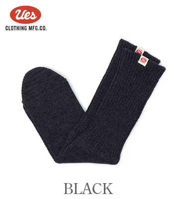 UES ウエス クルー丈|メランジ|ソックス『Melange Crew Socks