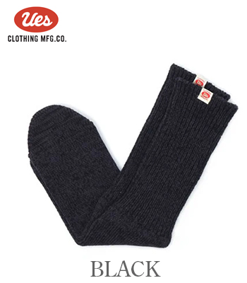 UES ウエス クルー丈|メランジ|ソックス『Melange Crew Socks