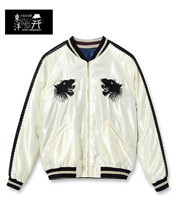 TAILOR TOYO テーラー東洋 ACETATE SOUVENIR JACKET|スカジャン『BLACK