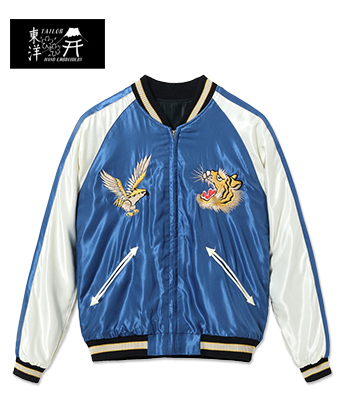 TAILOR TOYO WHITE TIGER×GOLD DRAGON TAILOR TOYO [テーラー東洋] Mid 1950s Style Acetate Souvenir Jacket