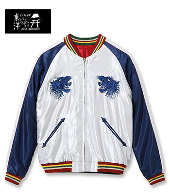 TAILOR TOYO テーラー東洋 ACETATE SOUVENIR JACKET|スカジャン『EAGLE