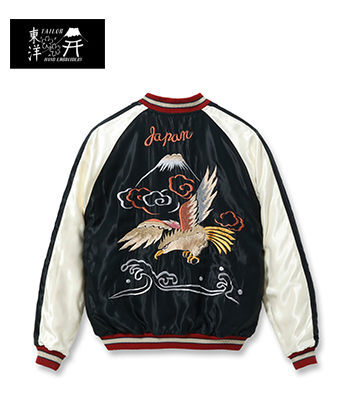 テイラートーヨースカジャン　WHITEEAGLE×DUELLINGDRAGONS TAILOR TOYO テーラー東洋 Two-tone VELVETEEN SOUVENIR JACKET