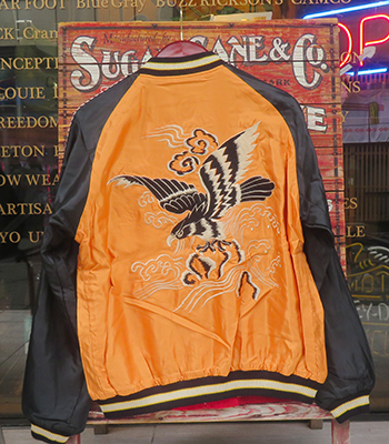 TAILOR TOYO テーラー東洋 ACETATE SOUVENIR JACKET|スカジャン『BLACK