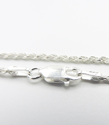Silver Chain シルバーチェーン|ネックレスチェーン|50cm|カット