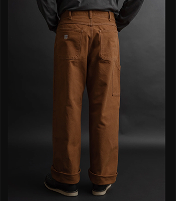 challenger ワークペインターパンツ ブラウン Yahoo!オークション - CHALLENGER ペインターパンツ S ブラウン ダック