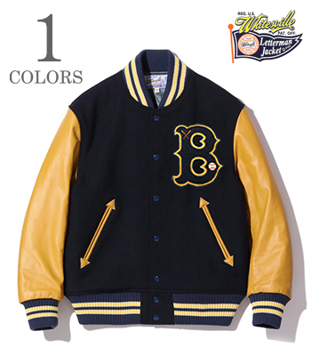 WHITESVILLE ホワイツビル メルトン×レザー|スタジャン|アワード  