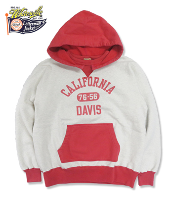 ホワイツビル　ヘビーワッフルパーカー　赤 ホワイツビル ヘビーワッフルパーカー 赤 WHITESVILLE ホワイツビル