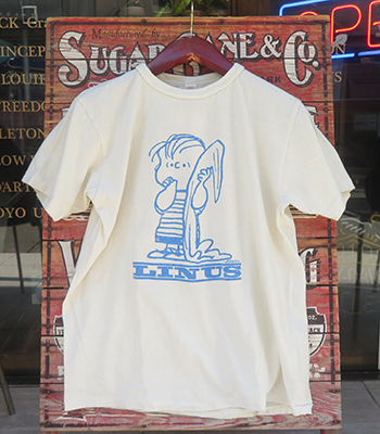 WAREHOUSE VINTAGE PEANUTS ウエアハウス 半袖|19/-天竺|LINUS|ONE