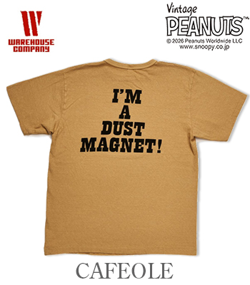 WAREHOUSE VINTAGE PEANUTS ウエアハウス 半袖|19/-天竺|PIGPEN|ONE