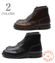 WHEEL ROBE ウィールローブ Made in JAPAN|#1228ラスト|グッドイヤーウェルト製法|HORWEEN社製クロムエクセル|ヘヴィステッチモック『HEAVY STITCHING MOC BOOTS』【ブーツ・アメカジ】20078