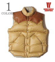 ROCKY MOUNTAIN × WAREHOUSE RIP STOP NYLON DOWN VEST