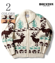 HAND KNIT COWICHAN CARDIGAN DEER