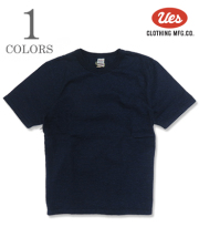 INDIGO CREW NECK TEE