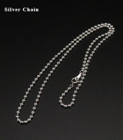 シルバー925 細角チェーン 50cm ネックレス アメカジ ホワイトハーツ シルバー925 あずきチェーン ネックレス 幅5mm 60cm 4面カット