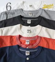 BARNS VINTAGE HENLEY NECK COZUN LST