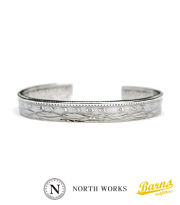 BARNS バーンズ NORTH WORKSノースワークス モーガンダラーを使用し独自の技術でブレスレットを創造!『Morgan Dollar Bangle』【アメカジ・ワーク】BR-6960