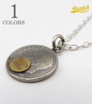 Roosevelt Dime Coin Necklace-Brass