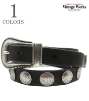 Westen Belt With Coin Concho