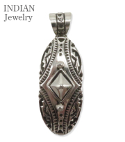 INDIAN JEWELRY ナバホ族|スタンプワーク|ペンダントトップ