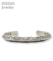 Navajo Stamped Silver Triangle Dangle Kevin Ramone