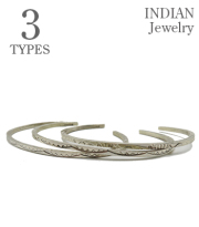 Navajo Stampede Silver Bangle Elaine Tahe