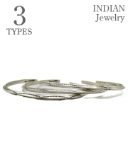 Navajo Stampede Silver Bangle Elaine Tahe