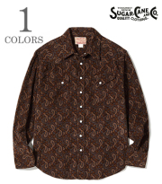 PRINTED CORDUROY WESTERN SHIRT