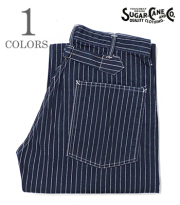 SUGAR CANE シュガーケーン ウォバッシュストライプ|レイルロード|ワークパンツ『WABASH WORK PANTS』【アメカジ・ワーク】SC40786