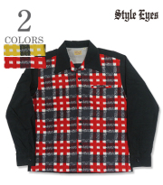Flannel Sport Shirt PLAID×PLAIN