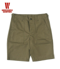 WAREHOUSE MILITARY HERRINGBONE SHORTS