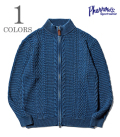 ZIP UP COTTON KNIT CARDIGAN