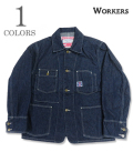 SUPER BIG CAT Railroad Jacket, Indigo Denim