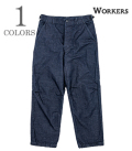 FWP Trousers, Indigo Cotton Linen