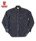 WAREHUSE LONG HORN TYPE DENIM WESTERN SHIRT