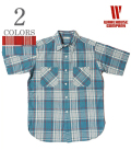 SHORT SLEEVE CHECK WORK SHIRTS B柄