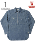 HALF ZIP CHAMBRAY WORK SHIRTS