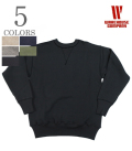 WAREHOUSE ウエアハウス 裏起毛|丸胴|セットインスリーブ|スウェット『SET IN FLAT SEEM SWEAT PLAIN』【アメカジ・カレッジ】401-PLAIN