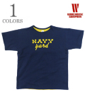 WAREHOUSE x ORGAN ウエアハウス 別注|リバーシブル|プリントTEE『U.S.NAVY REVERSIBLE TEE NAVY Yard』【アメカジ・ミリタリー】4101-NAVY