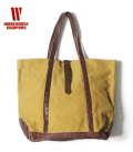 WAREHOUSE LEATHER&CANVAS TOTE BAG