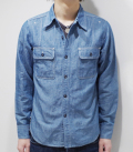 40's MODEL CHAMBRAY WORK SHIRT