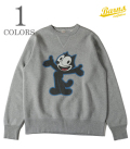 両Vガゼット CREW NECK SWEAT Felix the cat