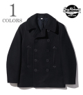 BUZZ RICKSON'S WILLIAM GIBSON COLLECTION 36oz. WOOL MELTON BLACK P-COAT