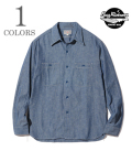 BUZZ RICKSON'S バズリクソンズ 長袖|シャンブレー|ワークシャツ『BLUE CHAMBRAY WORK SHIRT』【アメカジ・ミリタリー】BR25995