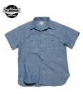 BUZZ RICKSON'S バズリクソンズ 半袖|シャンブレーシャツ『BLUE CHAMBRAY WORK SHIRT』【アメカジ・ミリタリー】BR35856