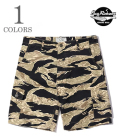 BUZZRICKSON’S バズリクソンズ  ットンツイル|タイガーストライプ|カーゴショーツ『GOLD TIGER PATTERNS SHORTS』【アメカジ・ミリタリー】BR51904