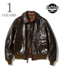BUZZ RICKSON'S A-2 ROUGHWEAR CLOTHING CO. ANILINE HAND FINISHED