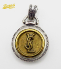 Button Works×Larry Smith YSL Vintage Button Pendant Top