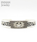 Overlay Silver Bangle Ronald Wadsworth
