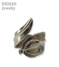 Navajo Feather Wrap Ring John Nelson