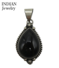 Navajo Silver Head Onyx Johnny Dixon